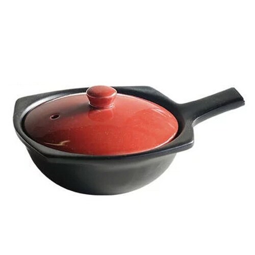 目玉焼き鍋 耐熱目玉焼 万古焼 直火 レッド