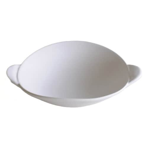 プレート 22cm 耐熱 陶器 ホワイト
