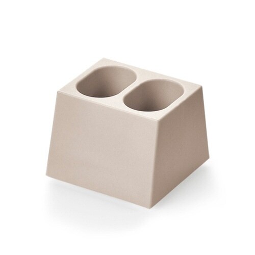 歯ブラシスタンド メラミン グレー