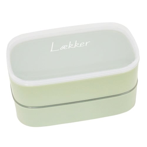 弁当箱 2段 520ml レカ アクアグリーン