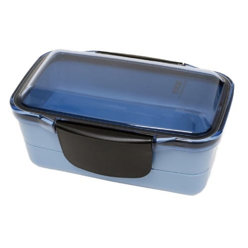 弁当箱 2段 850ml EDGE ブルー