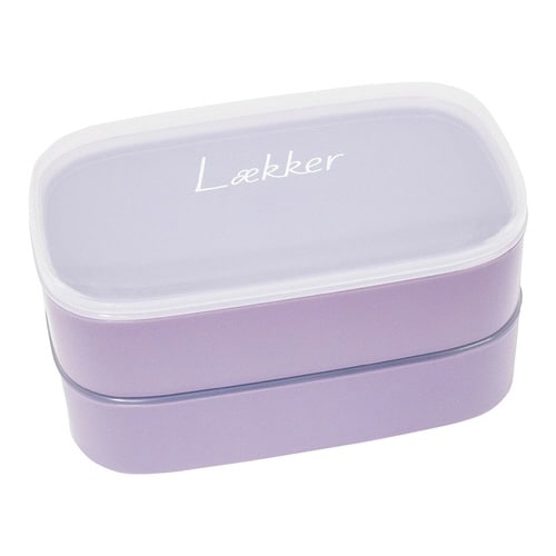 弁当箱 2段 520ml レカ ライラックパープル