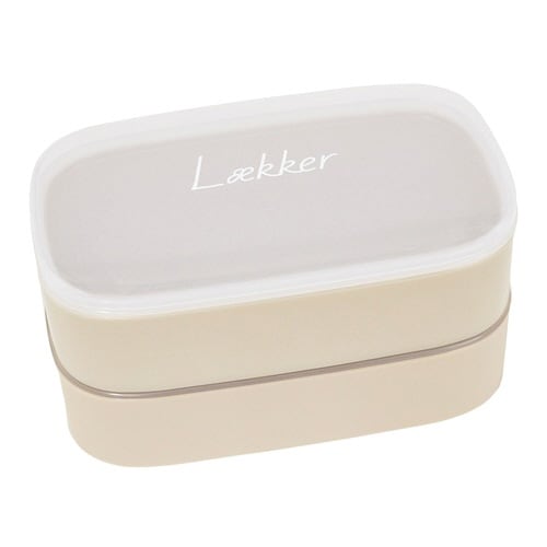 弁当箱 2段 520ml レカ オフホワイト