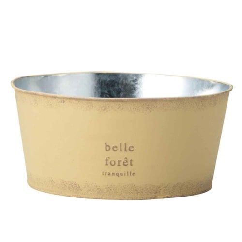 植木鉢 ハウスプランツブリキ イエロー