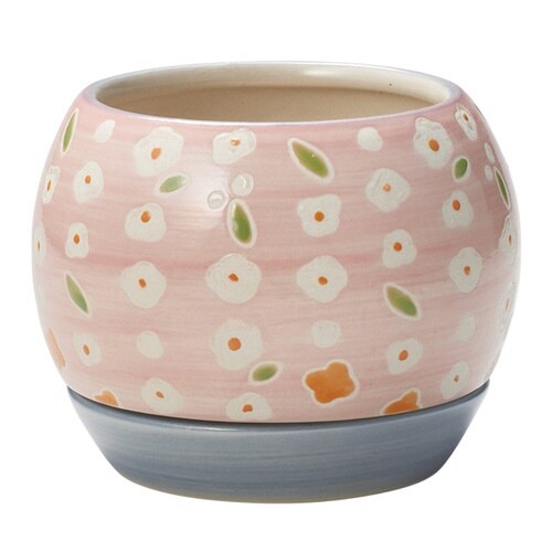 植木鉢 チェリッシュポット 3号用 ピンク