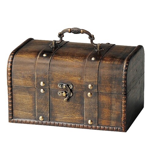 プランター トレジャーボックスポット L ブラウン