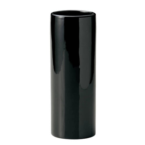 花瓶 モノトーンフラワーベース 陶器 ブラック