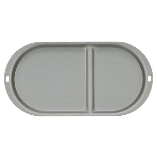 トレー 22cm オーバル トリートレイ シルバー