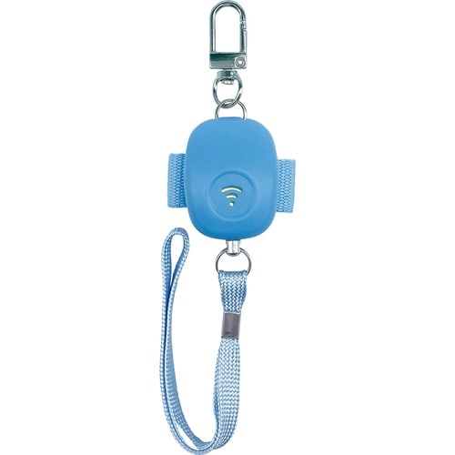 防犯ブザー ミニかる 非常用ブザー 超軽量 ブルー