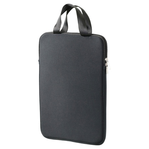 PCケース 大きく開くクッション付き ブラック