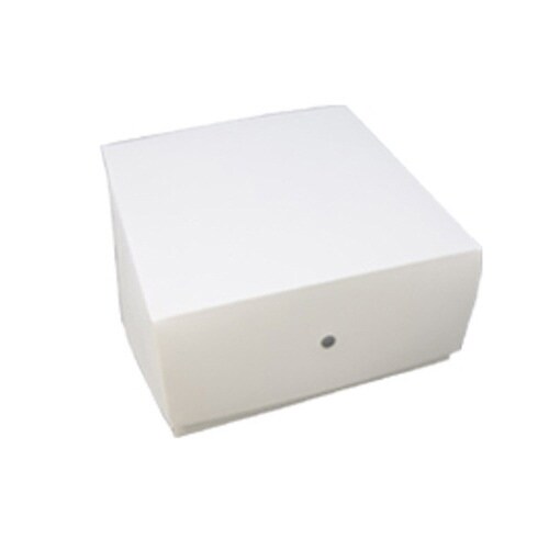 ケーキボックス ケーキ型 フラット グレー