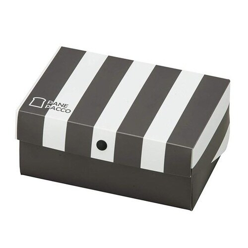 サンドイッチケース 折りたたみ ストライプ・ネロ
