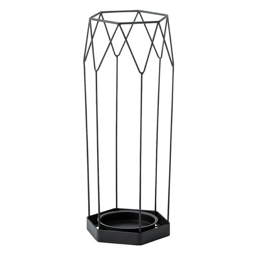 傘立て 屋内 スチール スリム ブラック