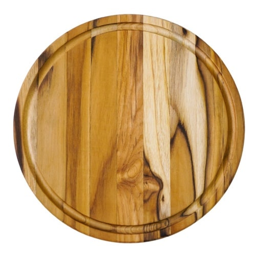 木製まな板 丸型 26cm 抗菌 リバーシブル