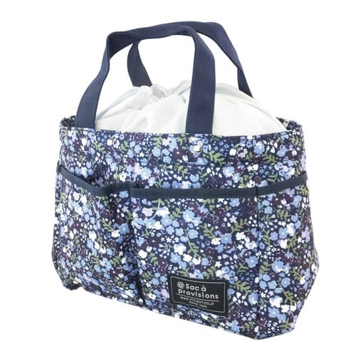 ランチバッグ 保冷 トート フルラージュ ネイビー