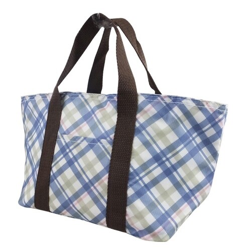 ランチバッグ トートバッグ型ランチバッグ ブルー