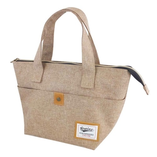 ランチバッグ 保冷 保温 ベージュ