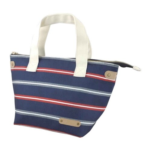 ランチバッグ 保冷 シックシンボーダー ネイビー