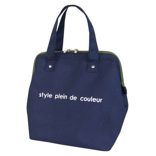 ランチバッグ 保冷 保温 ネイビー