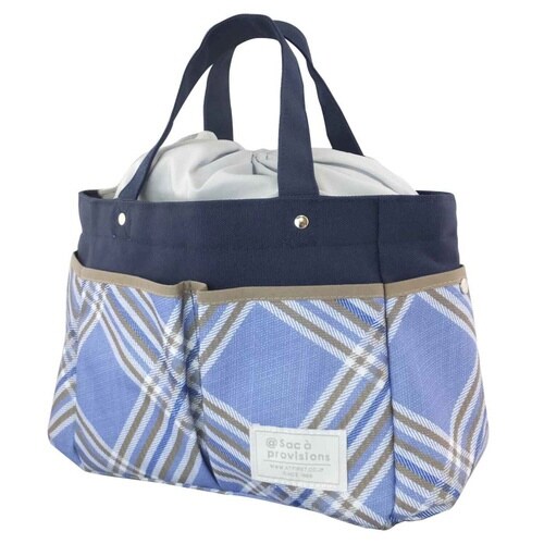 ランチバッグ 保冷 トート プレッド ブルー