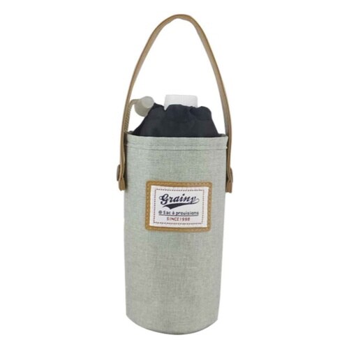 ボトルカバー ペットボトル 保冷 ライトグレー