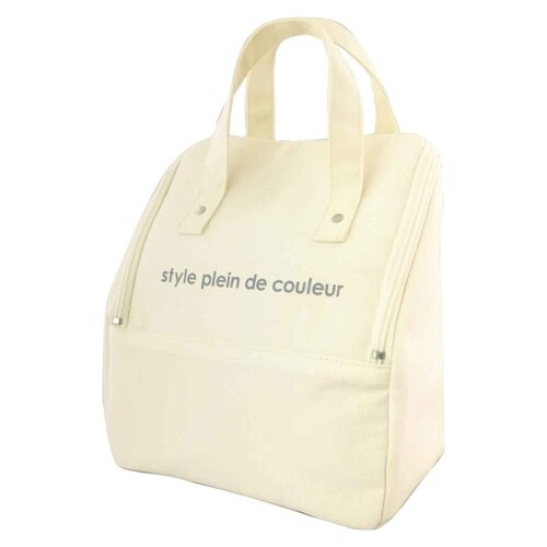 ランチバッグ 保冷 保温 アイボリー