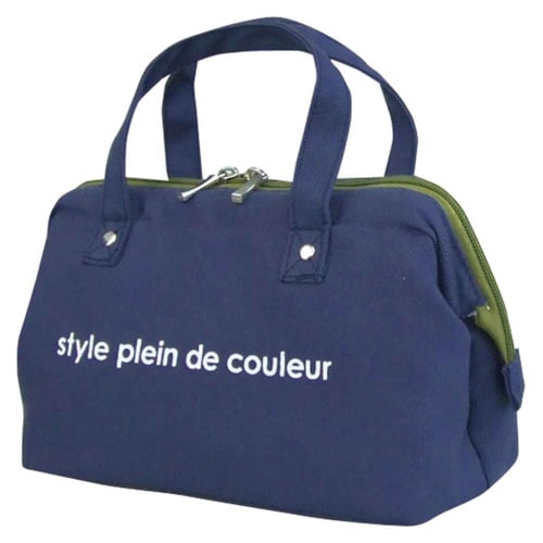 ランチバッグ 保冷 保温 ネイビー