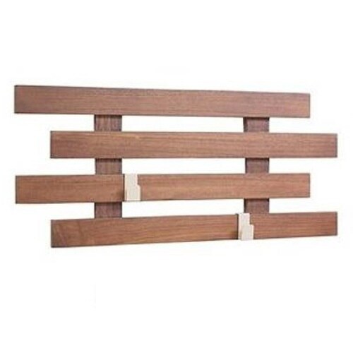 壁掛け すのこ ダークブラウン