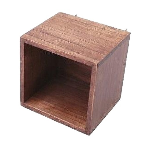 箱 1マス すのこに掛けられる家具 ダークブラウン