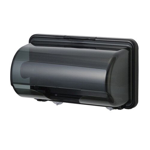 キッチンペーパーホルダー マグネット式 ブラック