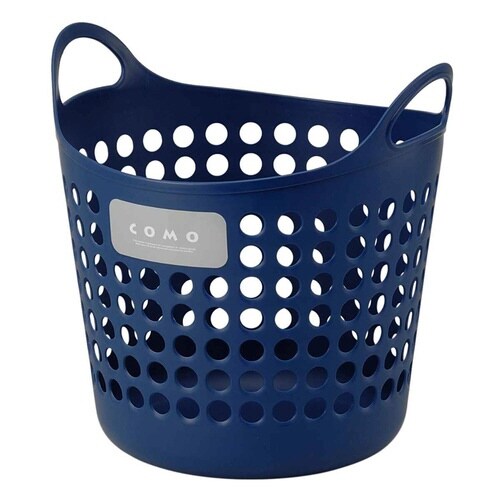 ランドリーバスケット コモバスケット ネイビー