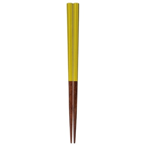 箸 18cm 八角陶彩 木製 天然木 日本製 抹茶