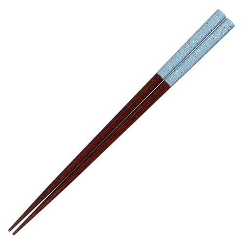 箸 22.5cm amaoto 木製 ブルー