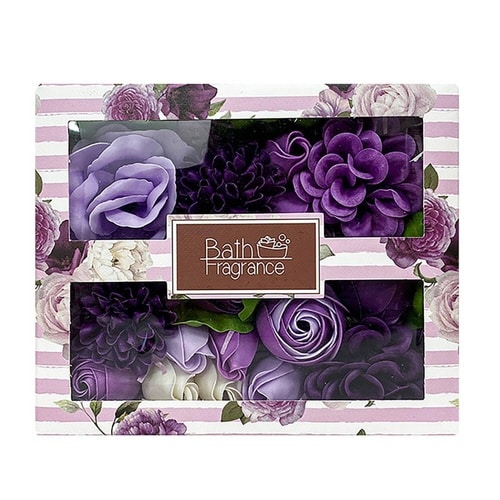 入浴剤 ブリッランテ 花のカタチの入浴剤 パープル