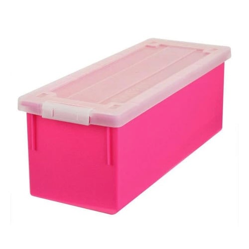 CD・DVDケース バックル式 収納ケース レッド