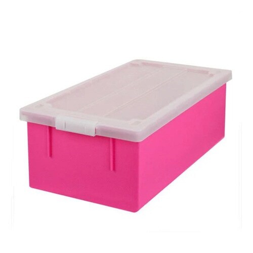 DVD・コミック・ビデオケース バックル式 レッド