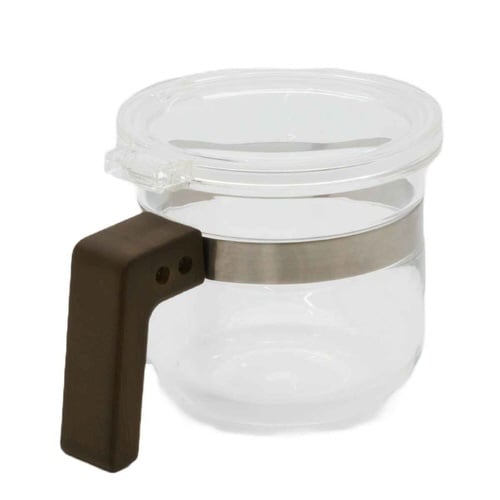 保存容器 500ml パウダーポット ブラウン