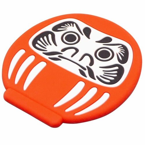 コースター 11cm おめでたいコースター ダルマ