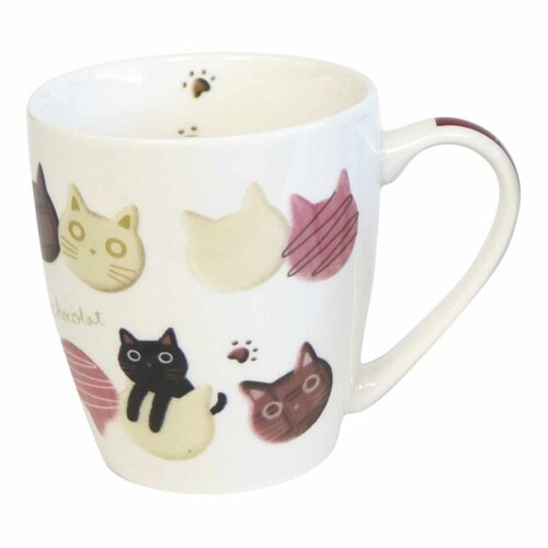 マグカップ 250ml たまショコラ 磁器 ピンク