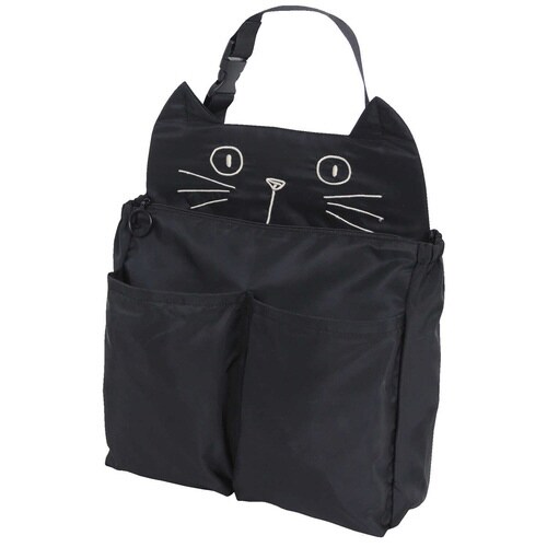 シートポケット ネコミミ マルチポケット ブラック