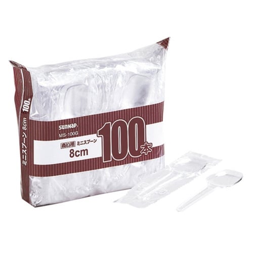 使い捨て 個包装 ミニスプーン 100本入