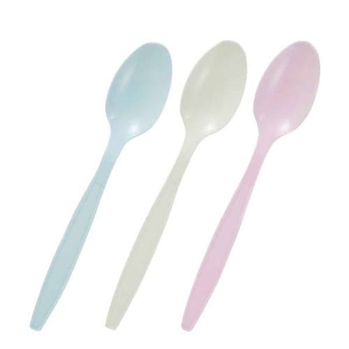 カラースプーン 17cm 10本入 使い捨て