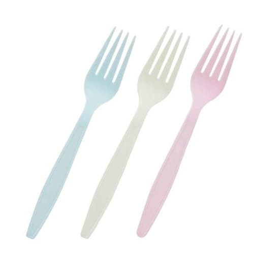 カラーフォーク 17cm 10本入 使い捨て