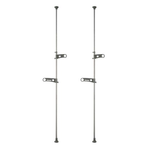 物干し 室外 ベランダ用突っ張り物干し 2段