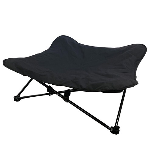 ペットベッド アウトドア ペットコット ブラック