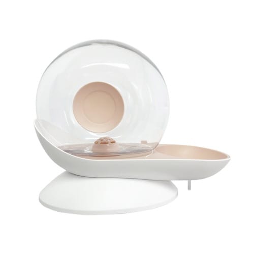 給水器 かたつむり型給水器 電源不要 自動 ピンク