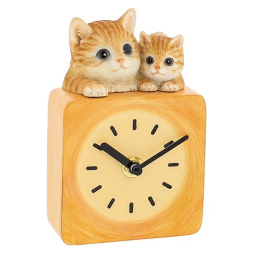 置時計 ベニーズキャット クロック ネコ