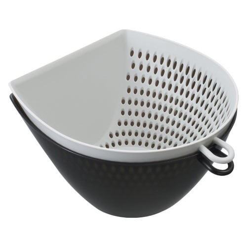 チリトリザルボウル フタ付き L 日本製 ザル