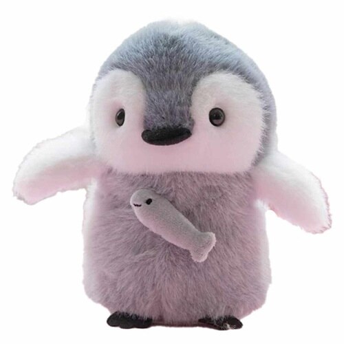 ぬいぐるみ ものまねちゃん 動物 乾電池 ペンギン