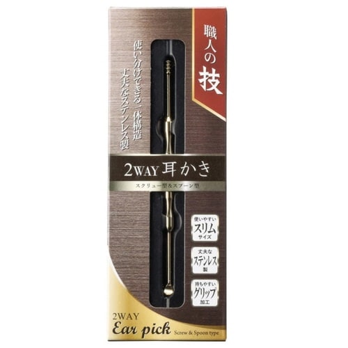 耳かき 職人の技 2WAY耳かき スクリュー式